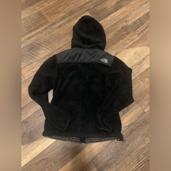 The north face black fuzzy osito for zip fleece with hood extra small Gorpcore - Picture 4 of 7